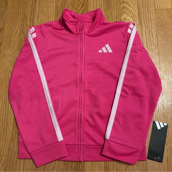 Adidas Little Girls 3-Piece Sportswear Set - Size 6X - Picture 4 of 4